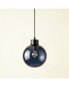 Elm Dale Pendant Light Suspended From One Plain Cable - Navy (synthetic illustration; no displayed measurements)