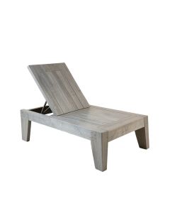 Ridge Arc Outdoor Lounge Chair - Gray (synthetic illustration; no displayed measurements)