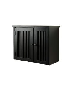 Spruce Arc Wall-Mounted Entry Cabinet - Black