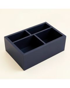 Hazel Bluff Empty Pantry Drawer Organizer Insert - Navy (synthetic illustration; no displayed measurements)