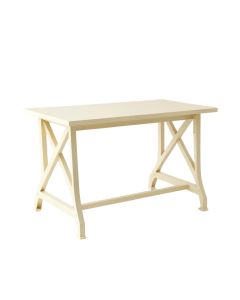 Ridge Crossing Empty Workshop Workbench - Cream