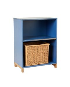 Heath Brook Freestanding Pull-Out Hamper Cabinet - Blue (synthetic illustration; no displayed measurements)
