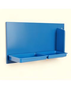 Willow Crossing Empty Wall-Mounted Tool Organizer Panel - Blue (synthetic illustration; no displayed measurements)