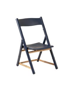 Laurel Crest Folding Outdoor Chair - Navy