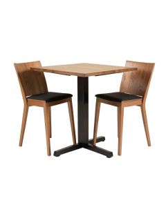 Pencader Square Indoor And Outdoor 3 Piece Bar Height Dining Set