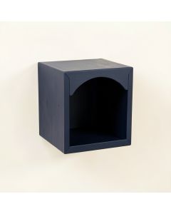Dawn Crossing Wall-Mounted Cat Perch - Navy (synthetic illustration; no displayed measurements)