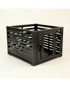 Briar Arc Empty Furniture-Style Pet Crate (synthetic illustration; no displayed measurements)