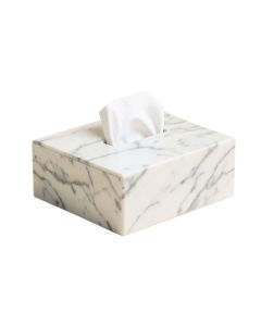 Nailsea Powder Honed Marble Tissue Box Cover