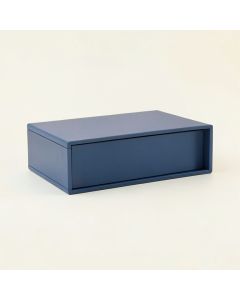Vale Bend Desktop Monitor Riser - Blue (synthetic illustration; no displayed measurements)