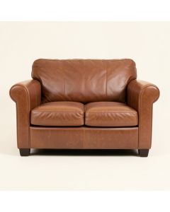 61 '' Genuine Leather Loveseat (synthetic illustration; no displayed measurements)