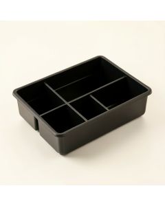 Ash Bridge Empty Pantry Drawer Organizer Insert - Black (synthetic illustration; no displayed measurements)