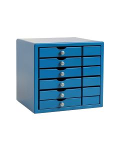 Meadow Crossing Small-Parts Storage Drawer Cabinet - Blue