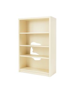 Flint Bluff Freestanding Bookcase - Cream (synthetic illustration; no displayed measurements)