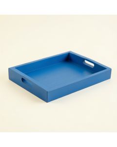 Meadow Bluff Serving Tray - Blue (synthetic illustration; no displayed measurements)