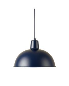 Alder Canyon Pendant Light Suspended From One Plain Cable - Navy