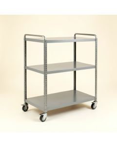 Dawn Bridge Empty Rolling Workshop Cart - Gray (synthetic illustration; no displayed measurements)