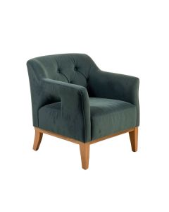 Dmareon 30 '' Wide Tufted Polyester Side Chair (synthetic illustration; no displayed measurements)