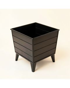 Laurel Branch Empty Raised Planter - Black (synthetic illustration; no displayed measurements)
