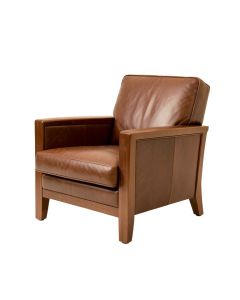 Arrowridge 40 '' Wide Cowhide Armchair