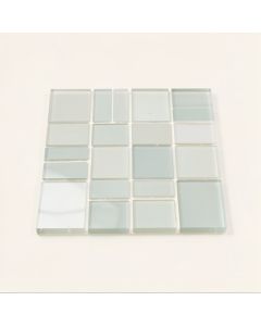 Premium 2 '' X 6 '' Glass Mosaic Subway Tile (synthetic illustration; no displayed measurements)