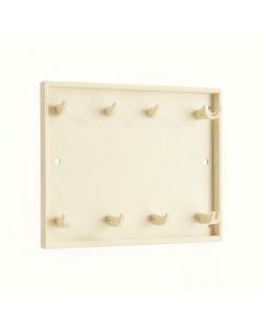 Glen Crossing Empty Wall-Mounted Tool Organizer Panel - Ivory (synthetic illustration; no displayed measurements)