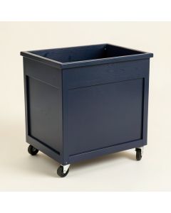 Maple Bluff Empty Rolling Workshop Cart - Navy (synthetic illustration; no displayed measurements)