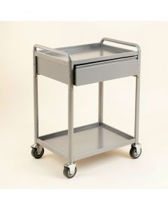 Alder Dale Empty Rolling Workshop Cart - Gray (synthetic illustration; no displayed measurements)