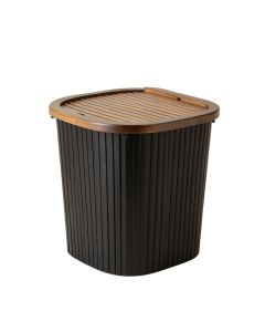 Pine Bend Laundry Hamper - Black (synthetic illustration; no displayed measurements)