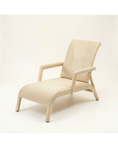 Alder Crossing Outdoor Lounge Chair - Cream (synthetic illustration; no displayed measurements)
