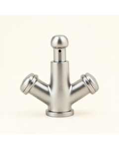 Triple Lever Handle Tub And Shower Faucet With Rough-In Valve (synthetic illustration; no displayed measurements)