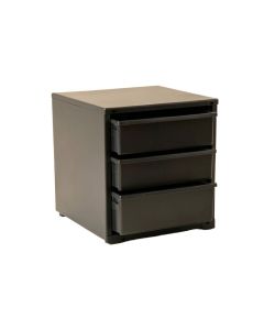 Cove Dale Small-Parts Storage Drawer Cabinet - Black