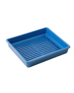 Maple Edge Empty Under-Desk Cable Tray - Blue