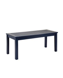 Dune Falls Indoor Bench - Navy (synthetic illustration; no displayed measurements)