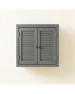 River Bridge Wall-Mounted Entry Cabinet - Gray (synthetic illustration; no displayed measurements)
