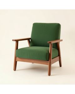 Reed Brook Upholstered Armchair - Green (synthetic illustration; no displayed measurements)