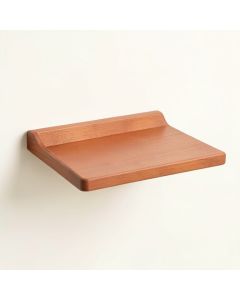 Spruce Bend Wall-Mounted Cat Perch - Terracotta (synthetic illustration; no displayed measurements)