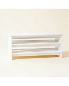 Summit Bend Shoe Storage Bench - White (synthetic illustration; no displayed measurements)