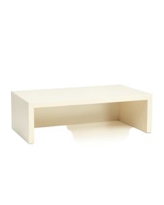 Bay Field Desktop Monitor Riser - Cream