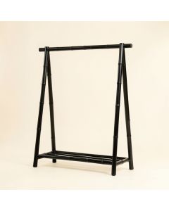 Field Bridge Empty Garment Rack - Black (synthetic illustration; no displayed measurements)