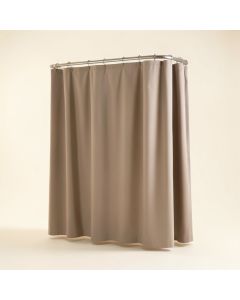Nala 2 Piece Solid Color Shower Curtain Set (synthetic illustration; no displayed measurements)