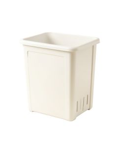 Hazel Brook Closed Garden Compost Bin - White (synthetic illustration; no displayed measurements)