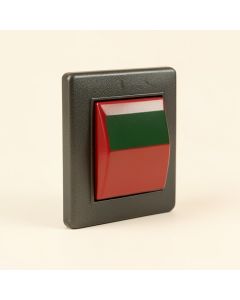 Dark Light Squares 1-Gang Toggle Light Switch Wall Plate (synthetic illustration; no displayed measurements)