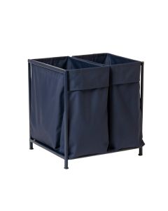 Juniper Bridge Laundry Sorting Station With Plain Removable Bags - Navy (synthetic illustration; no displayed measurements)