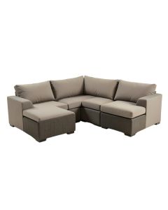 Arlington 3 Piece Sectional Seating Group With Cushions