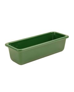 Brook Crossing Empty Railing Planter With Integral Brackets - Green