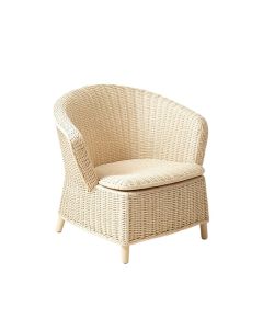 Cedar Bend Outdoor Lounge Chair - Ivory (synthetic illustration; no displayed measurements)