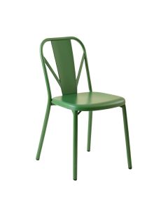 River Arc Dining Chair - Green (synthetic illustration; no displayed measurements)