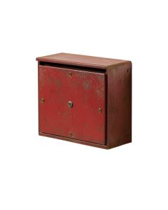 Emily Industrial Style Post Wall Mounted Mailbox