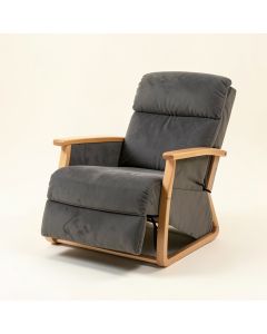 Swivel Rocker Fabric Recliner Chair (synthetic illustration; no displayed measurements)