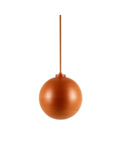 Fern Branch Pendant Light Suspended From One Plain Cable - Terracotta (synthetic illustration; no displayed measurements)